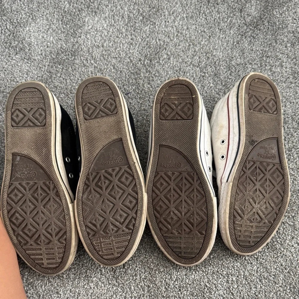 Converse Kids' Black and White Sneakers